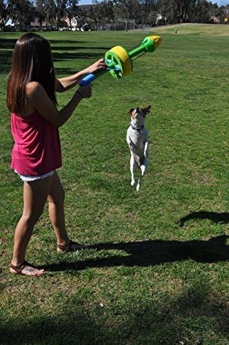 HurriK9 Flying Ring Launcher Dog Exerciser Starter Pack | Quickly Exercises Your Dog | Includes Launcher Starter Pack & 6 EVA Foam Rings
