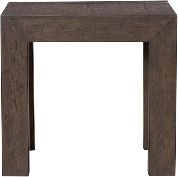 Liberty Furniture Cascade Falls Living Room Square End Table - Satin Espresso