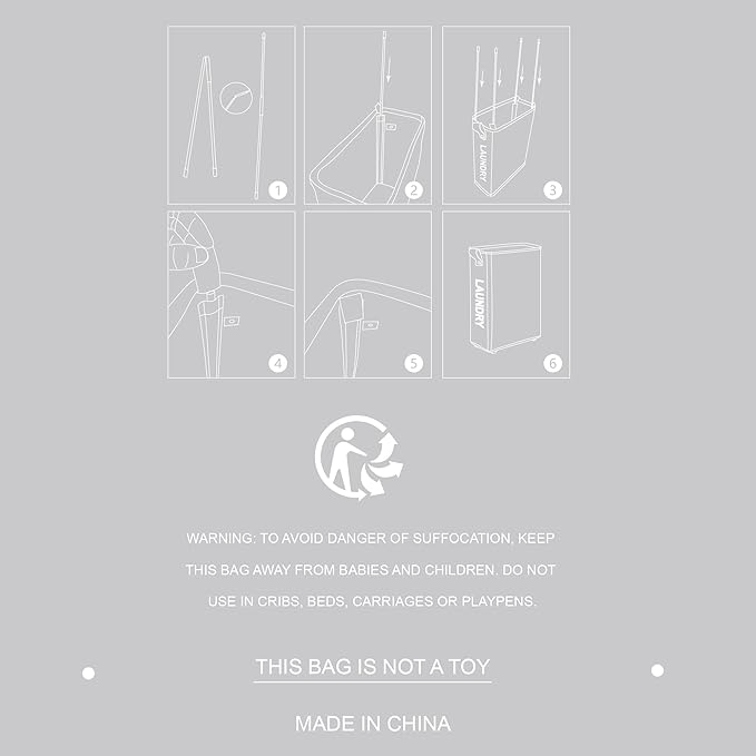 DOKEHOM 29-Inches Enlarged Slim Laundry Basket with Removable Wash Bag on Wheels, Collapsible Rolling Laundry Hamper, Foldable Narrow Corner Clothes Storage Bins (Black)