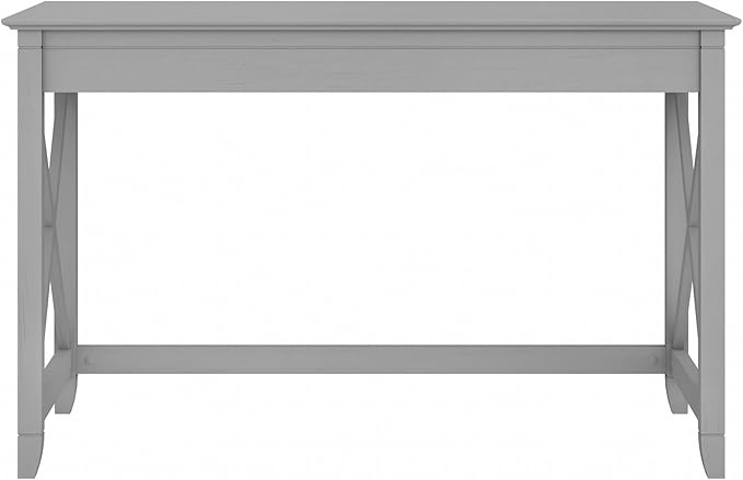 Bush Furniture Key West Collection Writing Desk, Writing Table for Home Office in Cape Cod Gray, Small Modern Farmhouse Desk