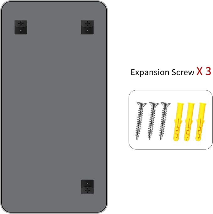 FORBATH 72x36 Inch Oversized Bathroom Mirror for Double Sinks, Brushed Silver Deep Frame Full Length Wall Mirror with Rounded Corners, Anti-Rust Tempered Glass (Horizontal/Vertical)