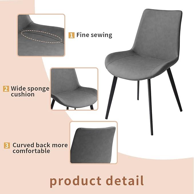 ZckyCine 51"-67" Extendable Dining Table Set with 6 Dining Chairs, Modern Rectangular Kitchen Table Set for 6-8 People, Space-Saving Expandable Dining Table with Metal Frame