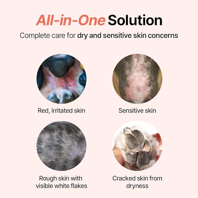 Breezytail PetO'Cera Expert Derma Care - Cream for Dogs | Ceramide Infused Skin Treatment | Moisturizes & Heals Rash, Hop Spots, Cracked Paws, Dry Irritated Skin | Hypoallergenic Daily Lotion 1.70o