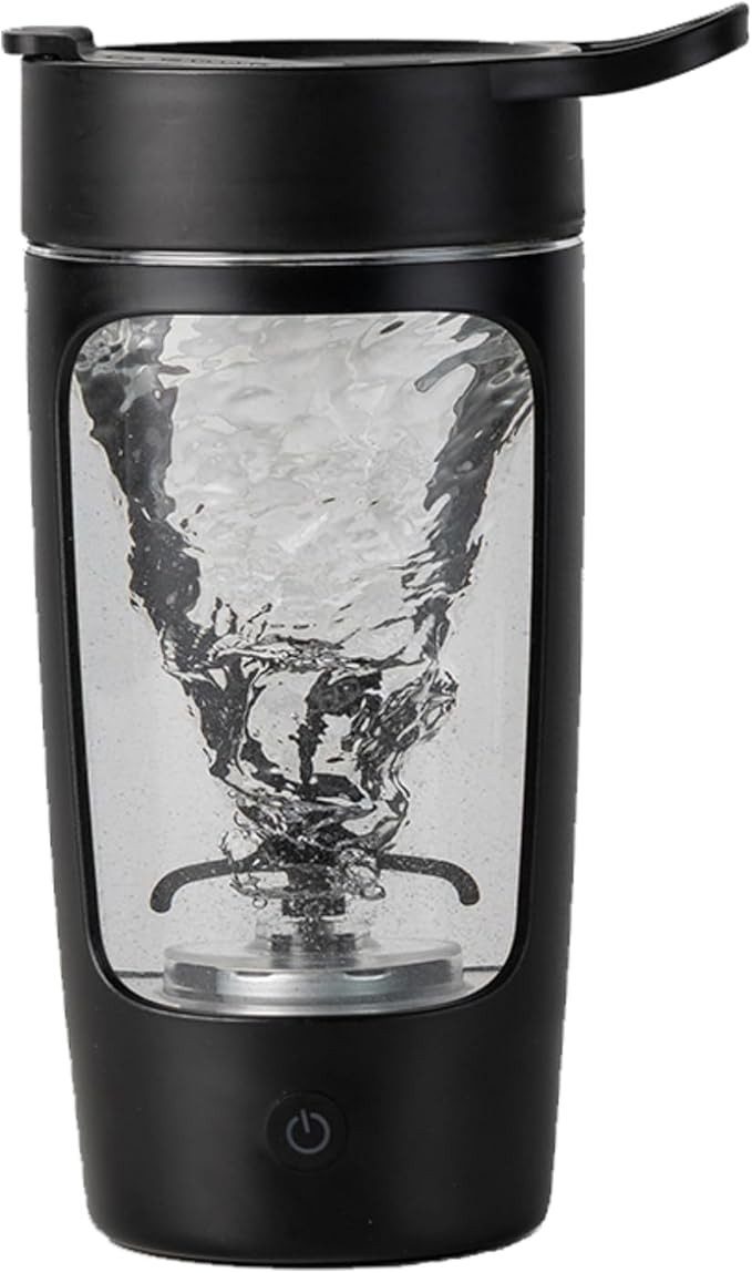 Electric Shaker Bottle, Blender Bottles For Protein Mixes, | Tritan | BPA Free| Portable Mixer Cup, Rechargeable Shake Cups And Meal Replacement Shakes, 22 oz(Black)