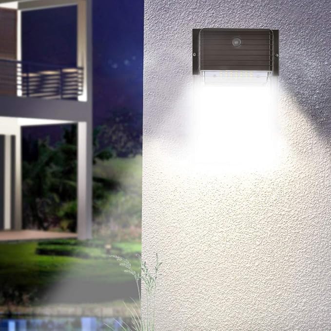 LED Wall Pack Light,30W 4050lm 5000K Dusk to Dawn Photocell,IP65 Waterproof, 400W Equiv. AC100-277V, ETL Listed Outdoor Security Exterior photocell Lights 4 Pack