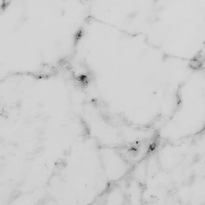 Town Square Chrome Console Table with Shelf, White Faux Marble/Chrome