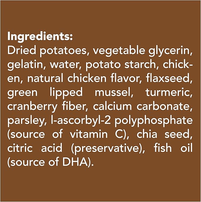 Get Naked Dental Sticks Grain-Free Chicken Flavor Dog Treats, Senior Health Large 6.6-oz Bag