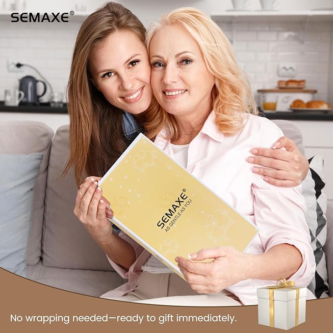 SEMAXE Purple Hand Towels for Bathroom, 100% Cotton Towels with Hanging Loops, Soft and Highly Absorbent, 4 Pack Hand Towel Set for Gym, Shower, Hotel, Spa and Kitchen