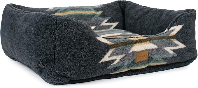 Pendleton Berber Kuddler Dog Bed - Wyeth Trail Oxford, L