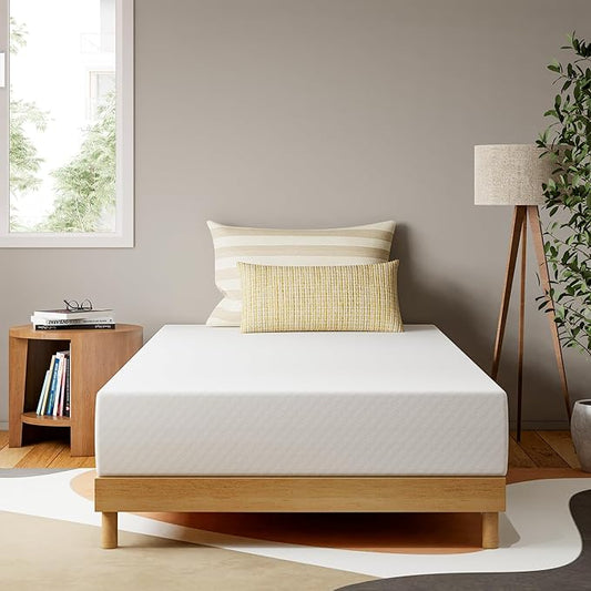 GAESTE 8 Inch Twin XL Cooling Gel Memory Foam Mattress for Cool Sleep Medium Firm CertiPUR-US Certified Foam, Mattress in a Box Pressure Relief Removable Cover No Fiberglass (Twin XL, 8 in)