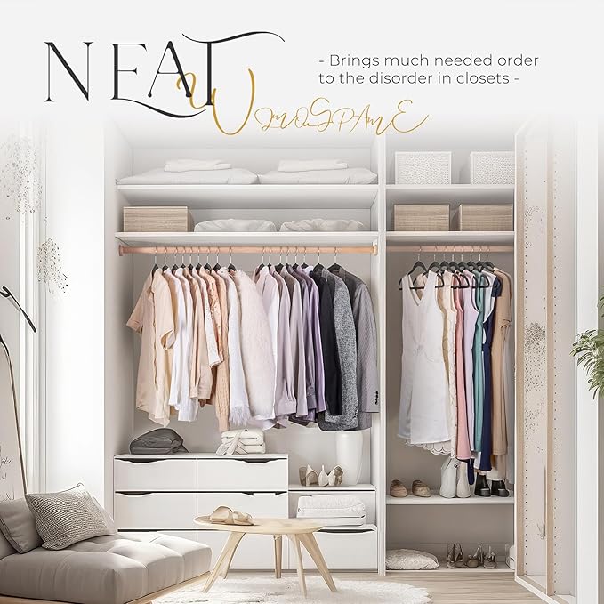 HOUSE DAY Black Velvet Hangers 120 Pack, Premium Clothes Non-Slip Felt Hangers, Sturdy Black Heavy Duty Coat Hanger, Durable Space Saving Suit Hanger, 360° Rotating Silver Hook