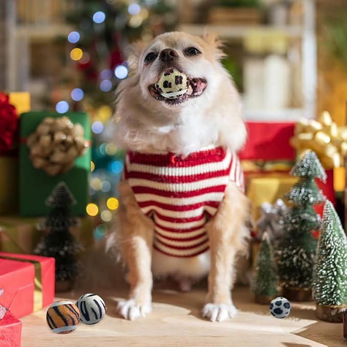 X-Small Dog Tennis Balls Dog Toys Ball 1.5" Pack of 12, Fit Ball Launchers