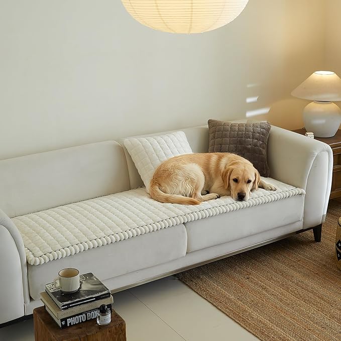 Couch Covers for 3 Cushion Couch Sofa Pet Friendly,Non-Slip Sofa Cover Washable
