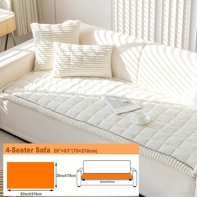 ZQFFB Pet Couch Cover Dogs Washable Non-Slip Couch Protector Pet Friendly Dog Mat for Couches and Sofas