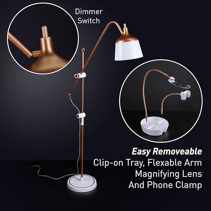 Daylight Company Anita Floor Lamp Stitch with Precision, Craft in Comfort, and Ease Strain on Your Eyes.