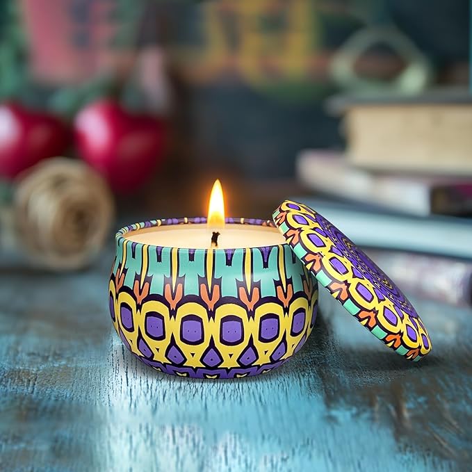 Scented Candles Gift Set, 12 Pack Candles for Home Scented, 300 Hour Long Lasting Soy Candle, Birthday Gifts for Women, Aromatherapy Candle for Stress Relief, Relaxation, Bath, Yoga