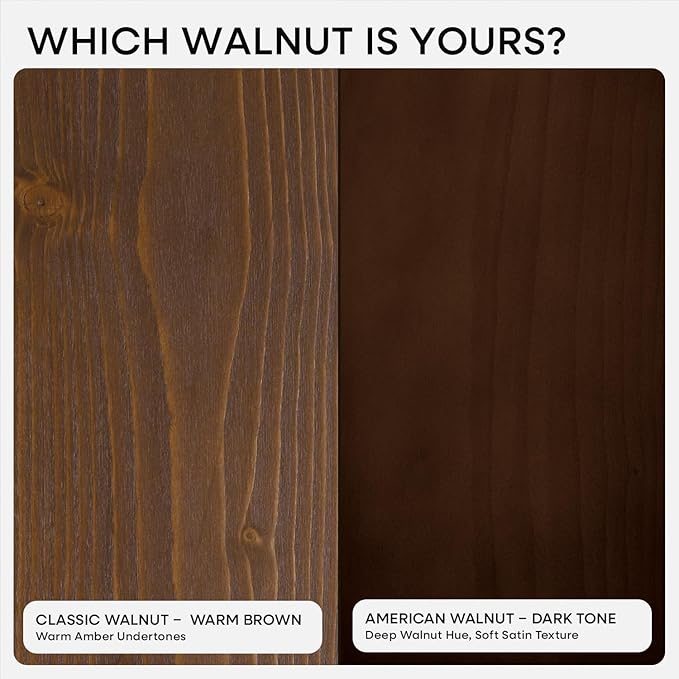 Homeforia Walnut 36 inch Floating Shelf, High End Solid Real Wood 36inch Large Shelves for Bathroom Wall, Dark Brown 36 inches Long Floating Shelves, Heavy Duty Bracket, 36 X 6.5 X 1.75 inch, Set of 4