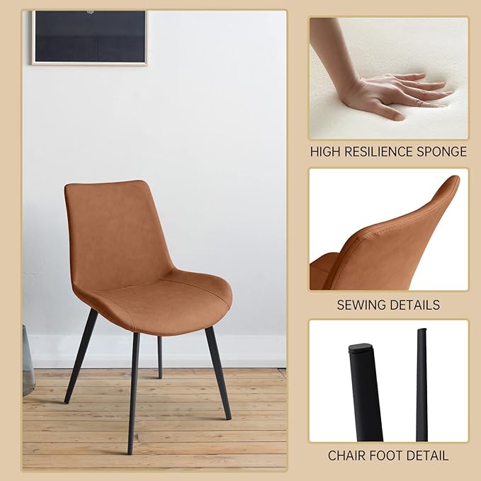 ZckyCine Modern Mid-Century Expandable Rectangular Wooden Multifunctional Dining Table and Chairs