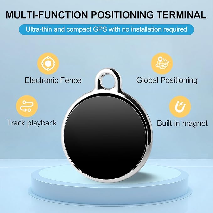 Mini GPS Tracker for Vehicles,Car GPS Tracker Portable Real Time Hidden GPS Tracking Device, Global Coverage Location for,Kids,Dogs. No Subscription Required/No Monthly Fee/No SIM Card Required1