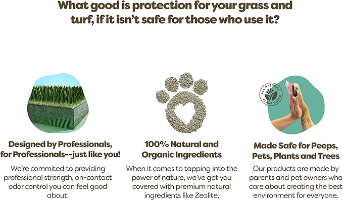 Backyard Deodorizer – Eliminates Pet Urine & Poultry Odors for Artificial Turf, Grass, Lawns, Patios, Concrete & Playgrounds | Dog, Cat Litter Box Deodorizer, Chicken Coop Refresher | 4 lbs.