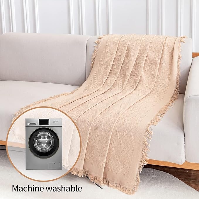 Deep Dream Sofa Cover, Sectional Couch Covers, Couch Covers for 3 Cushion Couch, Couch Cover for Dogs, Geometrical Jacquard Fabric Sofa Cover (XX-Large, 91" x 134", Brown)