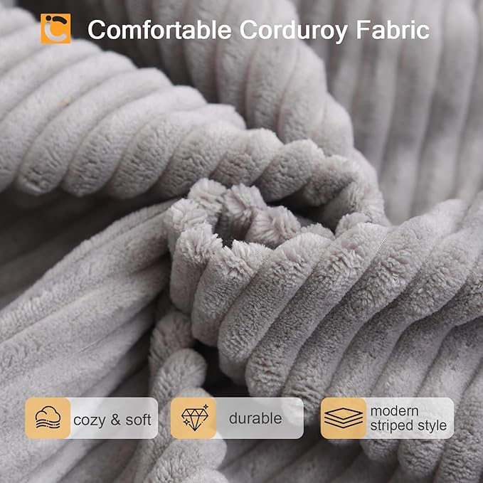 COMAX Folding Sofa Bed Queen, 4-in-1 Foldable Floor Couch Convertible Futon Sofa with Armrests Sleeper Mattress Chair Bed Comfy Portable Fold Out Lounge Guest for Living Room Bedroom, Light Grey