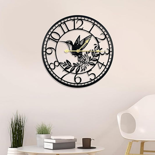 Big Wall Clock - Wall Clocks for Living Room Decor, Quiet and No Ticking Suitable for Wall Decor, Living Room Decoration, Kitchen Decoration