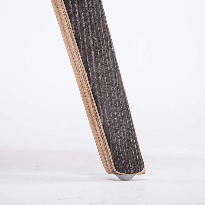 Brown PU Leather Living Room Chairs with arms Upholstered Accent Chairs Set of 6 (Brown, 6)