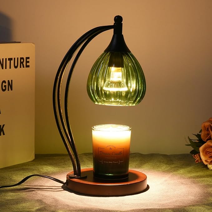 Candle Warmer Lamp, Electric Candle Warmer with Timer Dimmer - for Scented Jar Candles - Melter Lamp for Housewarming Gifts New Home Decor