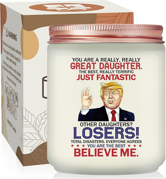 Daughter Gifts from Mom Dad - Gift for Daughter - Birthday Christmas Mothers Day Gifts for Daughter - Candle