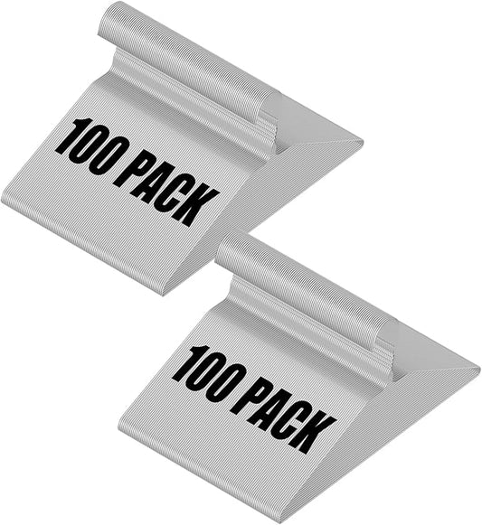 Wire Metal Hangers Bulk 200 Pack, Clothes Hangers Heavy Duty for Coats, Suits, Shirts, Pants, Skirts, Space Saving, Non Slip, Ultra Thin, 16 Inch, Silver