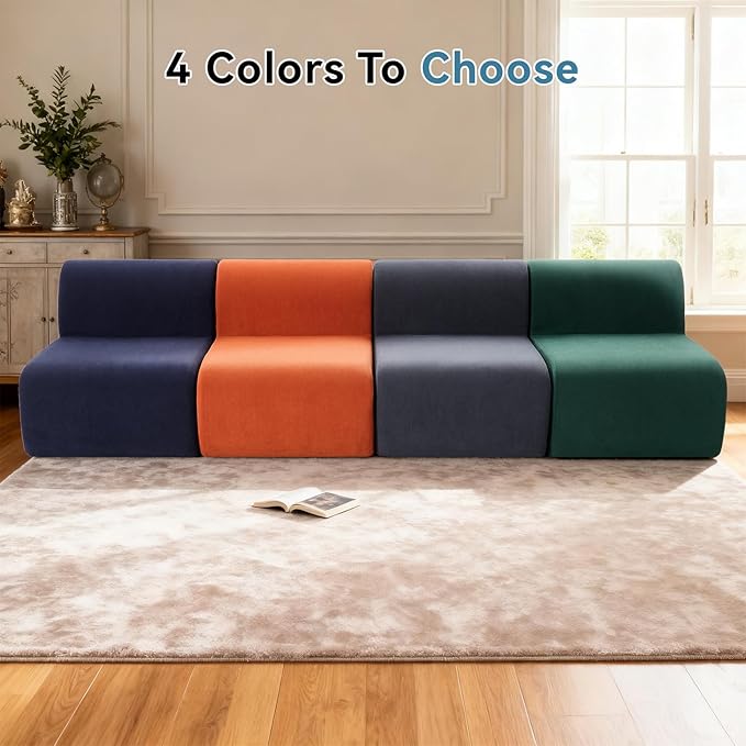 Single Cloud Sofa,Fireside Beanbag Chair Upholstered Floor Sofa Couch,Corduroy Boneless Couch for Small Spaces,Memory Foam Lounge Chair for Bedroom, Living Room,Deep Grey