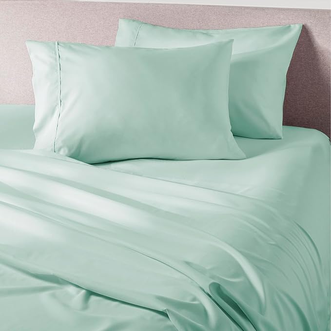 PeachSkinSheets Mint Julep Sheet Set - 1500tc Level of Softness - Extra Soft Cooling Sheets for Hot Sleepers and Night Sweats - XL Twin Size