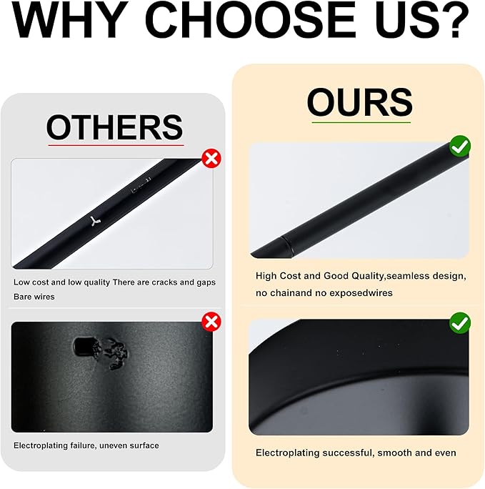 MAYNA 2-Pack Black Farmhouse Pendant Lighting, Rustic Glass Kitchen Island Lights with Bulbs, Adjustable Rods Vintage Hanging Fixtures for Dining Room, Bar