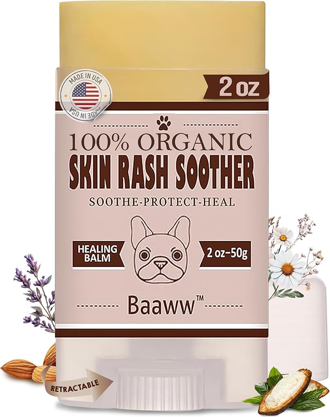 Dog Skin Irritation Treatment - Hot Spot Soother Skin Treatment for Dogs, Anti-Itch Lotion, Allergy Relief & All-Natural Rash Cream for Dogs - Soothing Relief for Dry, Itchy Coat - Balm 2oz