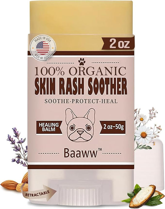 Dog Skin Irritation Treatment - Hot Spot Soother Skin Treatment for Dogs, Anti-Itch Lotion, Allergy Relief & All-Natural Rash Cream for Dogs - Soothing Relief for Dry, Itchy Coat - Balm 2oz