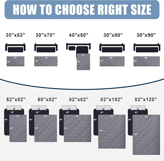 Smiry Waterproof Dog Blanket, Reversible Dog Bed Cover Pet Blanket, Soft Pet Couch Covers for Sofa Washable, Bed Couch Sofa Furniture Protector for Puppy Cat Kids (30"x90", Grey/Dark Grey)