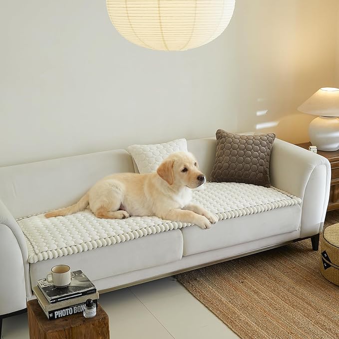 Couch Covers for 3 Cushion Couch Sofa Pet Friendly,Non-Slip Sofa Cover Washable