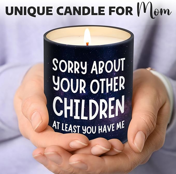 Gifts for Mom from Daughter, Son - Mothers Day Gifts for Mom, Wife, Women - Moms Birthday Gift Ideas, Cool Birthday Gift for Moms - Funny Mothers Day Candle, mom Candle Funny 10OZ