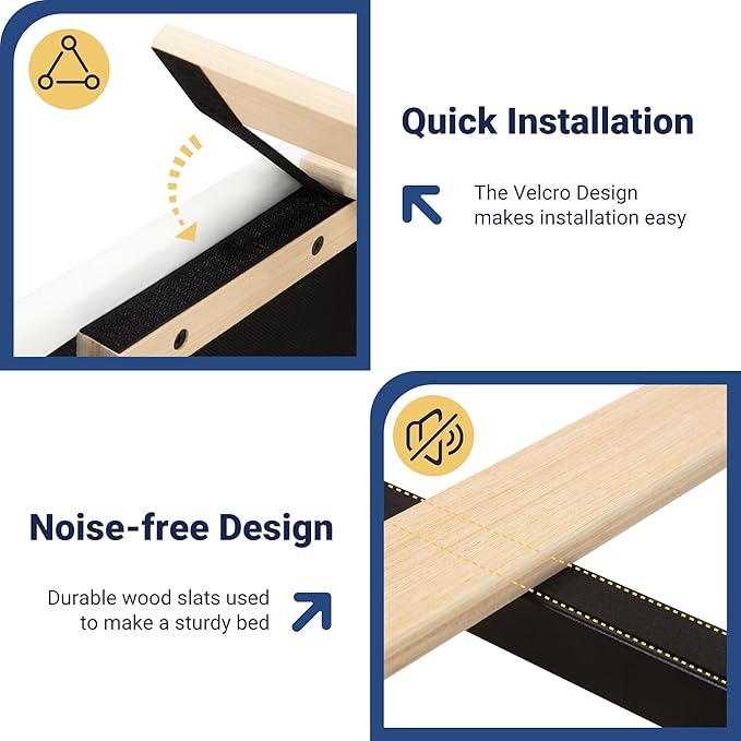 Allewie Velvet Vertical Tufted King Size Upholstered Platform Bed Frame with 2-Tier LED Storage Headboard & 2 Storage Drawers, USB & Type-C Charging Ports, Noise-Free/No Box Spring Needed, White