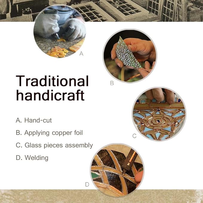 Bieye L10242 Baroque Tiffany Style Stained Glass Floor Lamp with 17-inch Wide Lampshade, 65-inch Tall (Red)