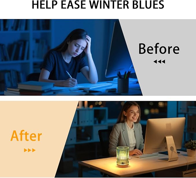 Battery Operated Lamp, Cordless Table Lamp with Timer, Desk Bedside Lamps with LED Warm Light, Glass Small Table Lamp for Bedroom, Bathroom, Living Room, Home Decor - Green