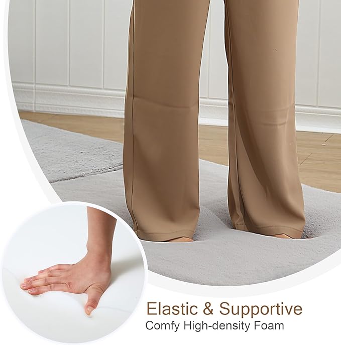 COMAX Folding Sofa Bed Single, Fold Out Chair Bed, Foldable Sofa Chair, Convertible Sleeper Futon for Adults, Floor Couch Mattress for Small Spaces Bedroom Living Room Guest Room, Faux Fur Grey