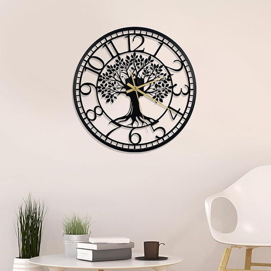 Big Wall Clock - Wall Clocks for Living Room Decor, Quiet and No Ticking Suitable for Wall Decor, Living Room Decoration, Kitchen Decoration