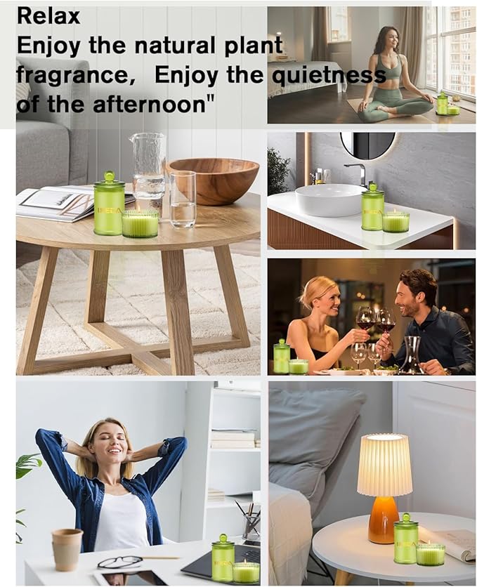 Scented Candles,3pcs Nature Aroma Home Aromatherapy Candles Gifts Set,80h Long Lasting Burn Time Soy Wax Candle for Bar, Birthday, Valentine, Christmas