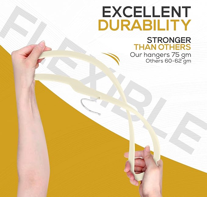 Premium Velvet Hangers 30 Pack Ultra Thin Non Slip Adult Felt Space Saving Suit Hanger for Closet Heavy Duty Coat Pants Jackets Dress Hangers 360° Swivel Hook Hold Upto 10 lbs Ivory