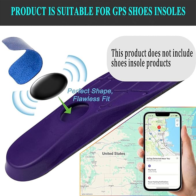 Smart Tracker Tags-1 Pack for iOS-Accurate Location Tracking-Waterproof & Compact Design-Long-Lasting Battery-Ideal for Keys, Luggage, and Pets (WhiteF, 1 PCS)