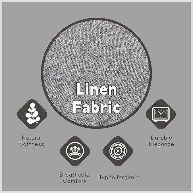 47.25'' Ottoman with Storage, End of Bed Storage Bench, Entryway Bench - Linen Upholstered Multi-Functional Footrest for Bedroom, Living Room, Dorm & Window Bench (Dark Grey)