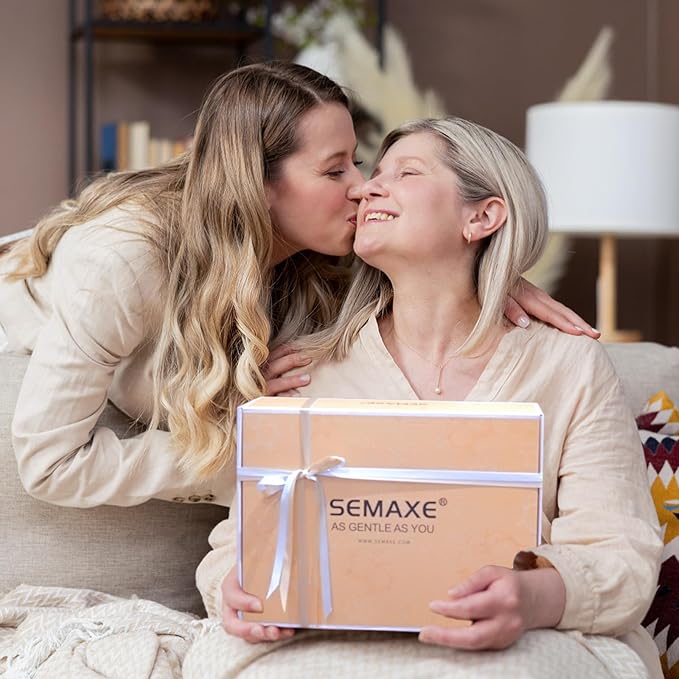 SEMAXE Purplish Red Bathroom Towel, 100% Cotton Bath Towel with Hanging Loop and Smart Tag, Hotel & Spa Quality Soft Absorbent Towel, Gift Box Packaging, 1 Pc Bath Towel, 55" L x 27" W