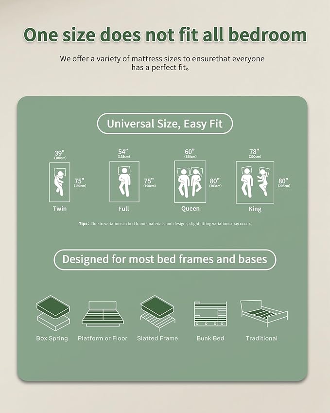 Twin Mattress 10 Inch Twin Size Mattresses - Memory Foam & Individually Pocket Coils Springs, Pressure Relief | Motion Isolation, Edge Support, CertiPUR-US Certified, Medium Firm